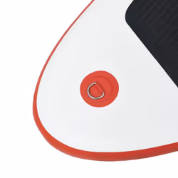 vidaXL Inflatable Stand Up Paddleboard with Sail Set Red and White Board Set - Additional view 7