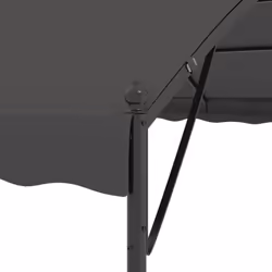 vidaXL Sunshade Awning 4m Anthracite Outdoor Garden Patio Canopy Gazebo Cover