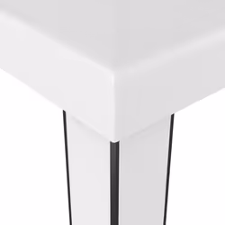 vidaXL Gazebo with Double Roof 3m White Outdoor Canopy Shelter Party Tent