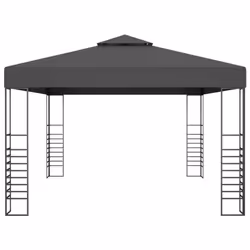 vidaXL Gazebo 4m Anthracite Outdoor Garden Patio Canopy Tents Awning Sunshade