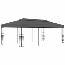vidaXL Gazebo Marquee 3x6m Anthracite Outdoor Canopy Shelter Awning Sunshade
