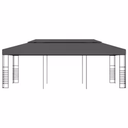 vidaXL Gazebo Marquee 3x6m Anthracite Outdoor Canopy Shelter Awning Sunshade