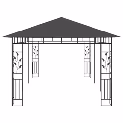 vidaXL Gazebo with Mosquito Net 6x3x2.73m Anthracite Outdoor Canopy Sunshade
