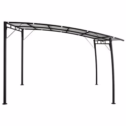 vidaXL Garden Sunshade Awning 3x3x2.55m Cream Outdoor Patio Sun Shelter Tent