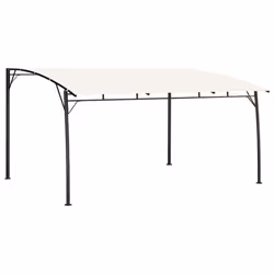 vidaXL Garden Sunshade Awning 4x3x2.55m Cream Outdoor Patio Sun Shelter Tent