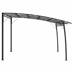 vidaXL Garden Sunshade Awning 4x3x2.55m Cream Outdoor Patio Sun Shelter Tent