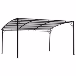 vidaXL Garden Sunshade Awning 4x3x2.55m Cream Outdoor Patio Sun Shelter Tent