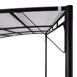 vidaXL Garden Sunshade Awning 4x3x2.55m Cream Outdoor Patio Sun Shelter Tent - Additional view 4