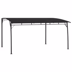 vidaXL Garden Sunshade Awning 4x3x2.55m Anthracite Outdoor Patio Sun Shelter