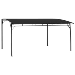 vidaXL Garden Sunshade Awning 4x3x2.55m Anthracite Outdoor Patio Sun Shelter
