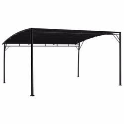 vidaXL Garden Sunshade Awning 4x3x2.55m Anthracite Outdoor Patio Sun Shelter