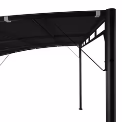 vidaXL Garden Sunshade Awning 4x3x2.55m Anthracite Outdoor Patio Sun Shelter - Additional view 4