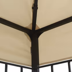 vidaXL Gazebo Cream Sturdy Stable Outdoor Patio Canopy Shelter Party Tent - Additional view 5