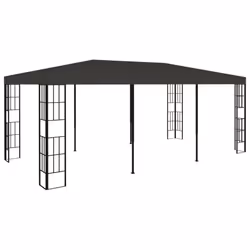 vidaXL Gazebo Anthracite Sturdy Stable Outdoor Patio Canopy Shelter Party Tent
