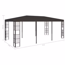 vidaXL Gazebo Anthracite Sturdy Stable Outdoor Patio Canopy Shelter Party Tent - Additional view 7