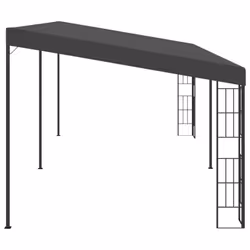 Wall-mounted Gazebo 3x6 m Anthracite Fabric - Additional view 2
