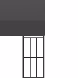 Wall-mounted Gazebo 3x6 m Anthracite Fabric - Additional view 4