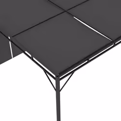vidaXL Garden Gazebo with Side Curtain 3x3x2.25m Anthracite Patio Pavilion - Additional view 6