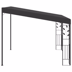 vidaXL Wall-mounted Gazebo 3x3x2.5m Anthracite Garden Pavilion Sun Shelter - Additional view 3