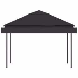 vidaXL Gazebo with Double Extending Roofs Anthracite 180g/mÂ² Outdoor Canopy - Additional view 5