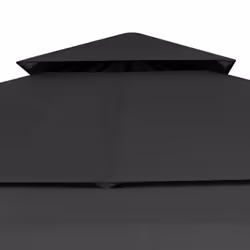 vidaXL Gazebo with Double Extending Roofs Anthracite 180g/mÂ² Outdoor Canopy - Additional view 6