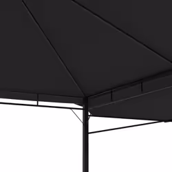 vidaXL Gazebo with Double Extending Roofs Anthracite 180g/mÂ² Outdoor Canopy - Additional view 7