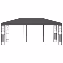 vidaXL Gazebo Anthracite Fabric Sturdy Stable Garden Canopy Shelter Party Tent