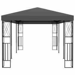 vidaXL Gazebo Anthracite Fabric Sturdy Stable Garden Canopy Shelter Party Tent