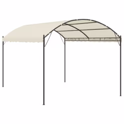 vidaXL Gazebo Fabric Cream Outdoor Patio Garden Marquee Canopy Sunshade Tent - Additional view 5