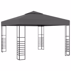 vidaXL Garden Marquee 3m Anthracite Patio Canopy Shelter Tent Awning Sunshade