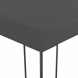 vidaXL Garden Marquee 3m Anthracite Patio Canopy Shelter Tent Awning Sunshade