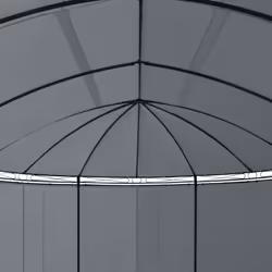 vidaXL Gazebo With Curtains 520cm Anthracite Sturdy Canopy Shelter Party Tent