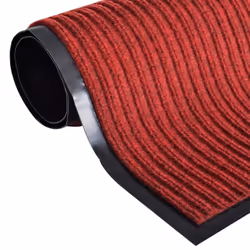 vidaXL Door Mat PVC Home Garden Red 117x220cm Welcome Entrance Rug Carpet - Additional view 6