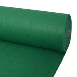 vidaXL Exhibition Carpet Plain 1.2x12m Green Aisle Runner Event Floor Covering