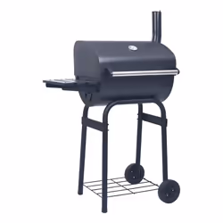 VidaXL 46649, Barbecue, Charcoal (fuel), Outdoor, Kettle, Grid, Black, Stainless steel