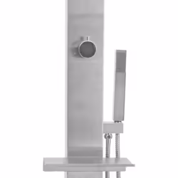 vidaXL Outdoor Shower Stainless Steel Straight Garden Shower Towers Waterfall - Additional view 5