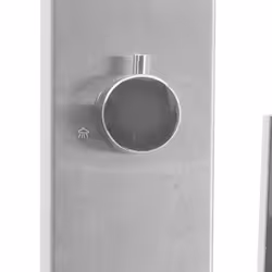 vidaXL Outdoor Shower Stainless Steel Straight Garden Shower Towers Waterfall - Additional view 7