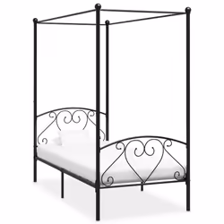 VidaXL 284434, Black, 1075 mm, 2.09 m, 1980 mm, 1000 x 2000 mm, 1 pc(s)