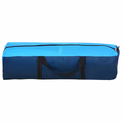 vidaXL Party Tent with LED and 4 Sidewalls Blue Garden Camping Canopy Gazebo - Additional view 7