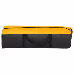 vidaXL Party Tent with LED and 4 Sidewalls Yellow Garden Camping Canopy Gazebo - Additional view 6