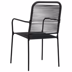 VidaXL 48568 outdoor chair Terrace Cotton, Steel Black - Additional view 5