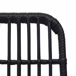 VidaXL 48584 outdoor chair Terrace Polyrattan, Steel Black - Additional view 6