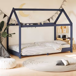 VidaXL 283352 kids bed Grey Wood
