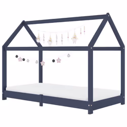 VidaXL 283352 kids bed Grey Wood
