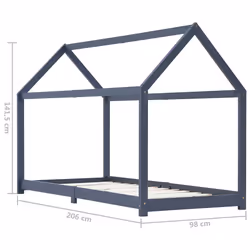 VidaXL 283354 kids bed Grey Wood - Additional view 7