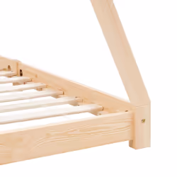 vidaXL Solid Pine Wood Kids Bed Frame Toddler Beds Multi Colours Multi Sizes - brown - Additional view 5