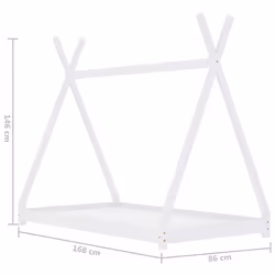 VidaXL 283359 kids bed White Wood - Additional view 7