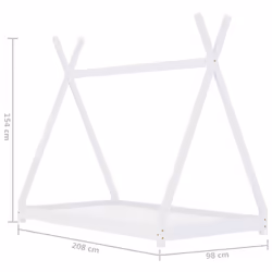 VidaXL 283360 kids bed White Wood - Additional view 7