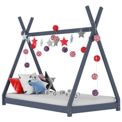 VidaXL 283362 kids bed Grey Wood