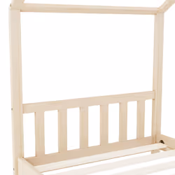 vidaXL Solid Pine Wood Kids Bed Frame Toddler Beds Multi Colours Multi Sizes - brown, 90 x 200 cm - Additional view 5